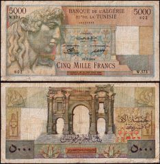 Algeria-Tunisia5000-1950-W573